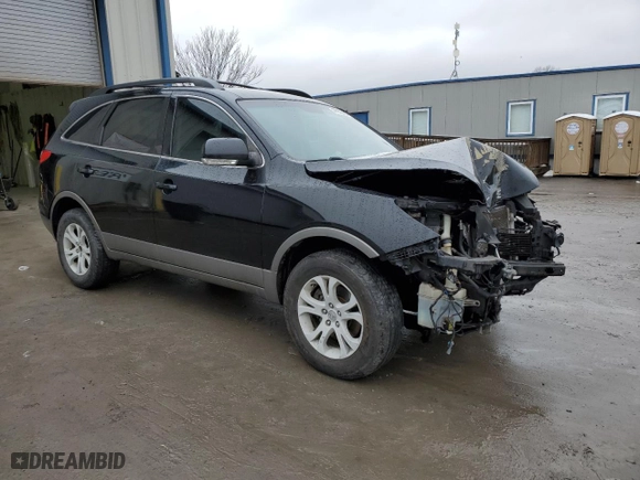 2011 Hyundai Veracruz GLS with VIN KM8NU4CCXBU163852, listed as a Copart auction lot 44753435 with 208,969 mi miles and Salvage Title. Bid and sale history available at carsss.com. Image 4.