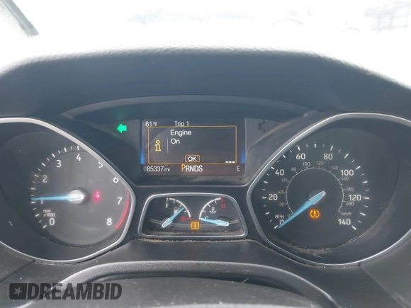 2017 Ford Focus SE with VIN 1FADP3FEXHL283329, listed as a IAAI auction lot 42347751 with 85,337 mi miles and . Bid and sale history available at DreamBid. Image 7.