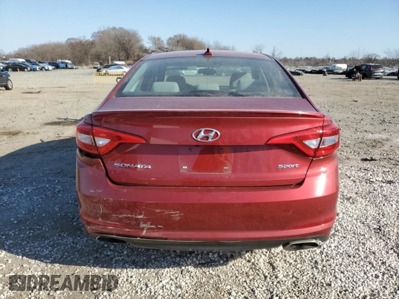 2015 Hyundai Sonata 2.4L Sport with VIN 5NPE34AF2FH060879, listed as a Copart auction lot 49046405 with 104,583 mi miles and Salvage Title. Bid and sale history available at carsss.com. Image 6.