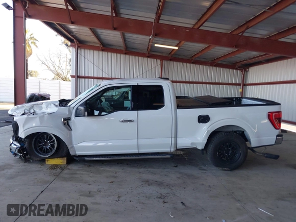 2022 Ford F-150 XL with VIN 1FTEX1C88NFA71511, listed as a IAAI auction lot 41503554 with 31,825 mi miles. Bid and sale history available at carsss.com. Image 15.