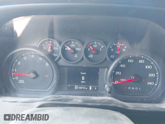 2020 Chevrolet Silverado 1500 with VIN 3GCNYAEH2LG269247, listed as a IAAI auction lot 41880661 with 108,710 mi miles and . Bid and sale history available at DreamBid. Image 7.