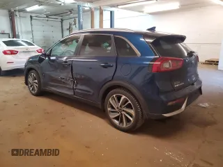 2017 Kia Niro Touring with VIN KNDCE3LC0H5063880, listed as a Copart auction lot 49809454 with 25,817 mi miles and Salvage Title. Bid and sale history available at carsss.com. Image 2.