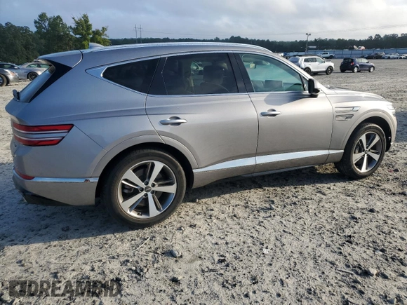 2022 Genesis GV80 Advanced Plus with VIN KMUHCESC3NU075805, listed as a Copart auction lot 64077985 with 29,544 mi miles and Salvage title. Bid and sale history available at DreamBid. Image 3.