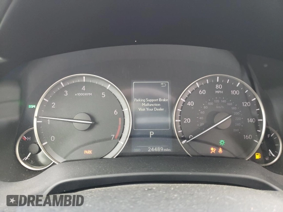 2022 Lexus RX with VIN 2T2HZMDA7NC317656, listed as a Copart auction lot 51829925 with 24,489 mi miles and Salvage Title. Bid and sale history available at carsss.com. Image 9.