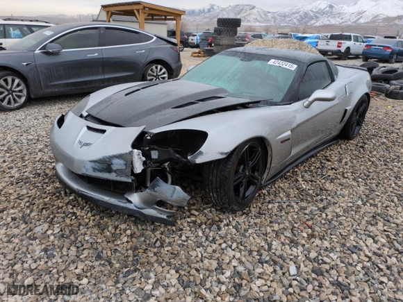 2007 Chevrolet Corvette with VIN 1G1YY26U575101588, listed as a Copart auction lot 42432415 with 94,642 mi miles and Salvage Title. Bid and sale history available at carsss.com. Image 1.