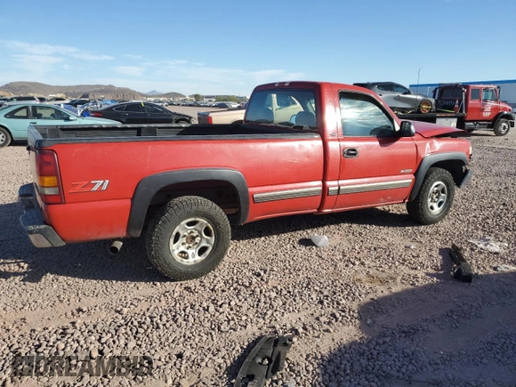 2000 Chevrolet Silverado 1500 with VIN 1GCEK14T7YE242051, listed as a Copart auction lot 82029754 with 182,075 mi miles and Salvage Title. Bid and sale history available at carsss.com. Image 3.