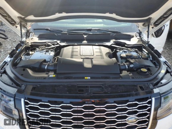 2020 Land Rover Range Rover P525 HSE with VIN SALGS2SE6LA596610, listed as a Copart auction lot 61642135 with 31,829 mi miles and Salvage title. Bid and sale history available at DreamBid. Image 11.