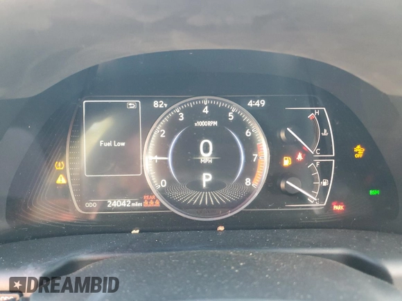 2023 Lexus ES 350 with VIN 58ACZ1B13PU157785, listed as a Copart auction lot 48589245 with 24,042 mi miles and Non Repairable. Bid and sale history available at DreamBid. Image 9.