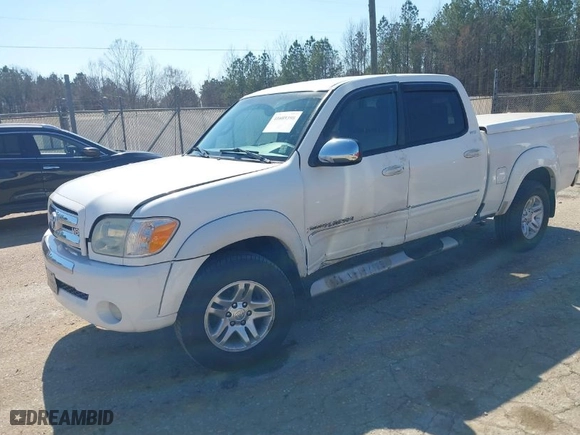 2005 Toyota Tundra SR5 with VIN 5TBET34145S486861, listed as a IAAI auction lot 41689398 with 337,043 mi miles. Bid and sale history available at carsss.com. Image 2.