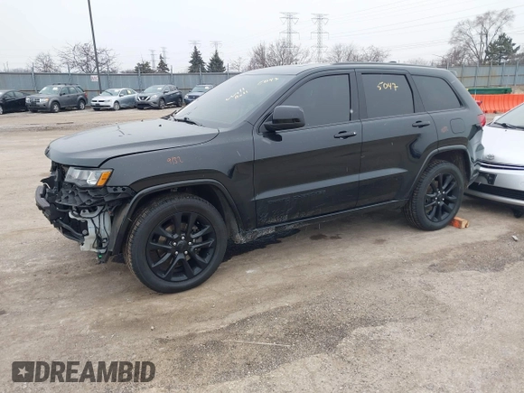2020 Jeep Grand Cherokee Altitude with VIN 1C4RJFAG7LC179112, listed as a IAAI auction lot 41565047 with 152,548 mi miles. Bid and sale history available at carsss.com. Image 18.