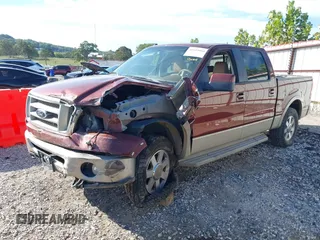 2007 Ford F-150 XLT with VIN 1FTPW14V67KC80451, listed as a IAAI auction lot 40445060 with 180,139 mi miles. Bid and sale history available at carsss.com. Image 2.