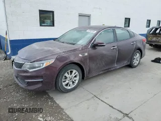 2018 Kia Optima S z VIN 5XXGT4L35JG190008, wystawiony jako Copart lot #50592565 z przebiegiem 132 041 mil mil oraz Szkoda całkowita • Salvage title. Historia ofert i sprzedaży dostępna na DreamBid. Obrazek 1.