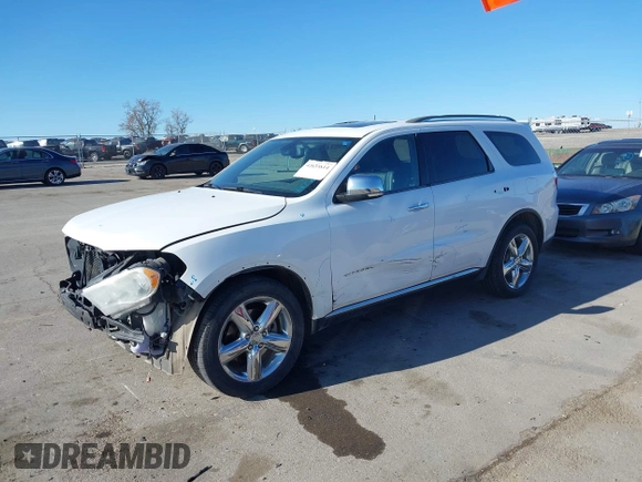 2013 Dodge Durango Citadel с VIN 1C4RDJEG6DC668736, выставлен на аукционе IAAI как лот 42033814 с пробегом 220 369 миль миль и . История ставок и продаж доступна на DreamBid. Изображение 2.