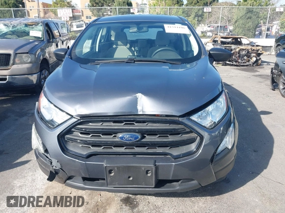 2020 Ford EcoSport S with VIN MAJ3S2FEXLC384707, listed as a IAAI auction lot 41594106 with 28,489 mi miles and . Bid and sale history available at DreamBid. Image 12.