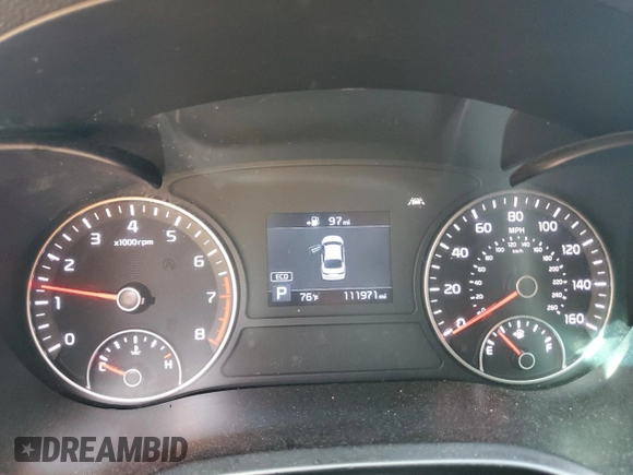 2020 Kia Optima LX with VIN 5XXGT4L35LG413439, listed as a Copart auction lot 48320015 with 111,971 mi miles and Salvage title. Bid and sale history available at DreamBid. Image 9.