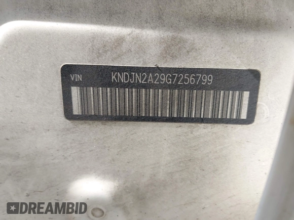 2016 Kia Soul z VIN KNDJN2A29G7256799, wystawiony jako IAAI lot #42097796 z przebiegiem 85 118 mil mil oraz . Historia ofert i sprzedaży dostępna na DreamBid. Obrazek 9.