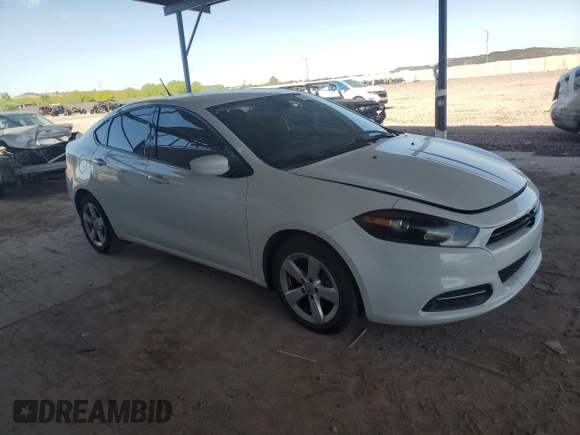 2015 Dodge Dart SXT with VIN 1C3CDFBBXFD227365, listed as a Copart auction lot 61976615 with 127,203 mi miles and Salvage title. Bid and sale history available at DreamBid. Image 4.