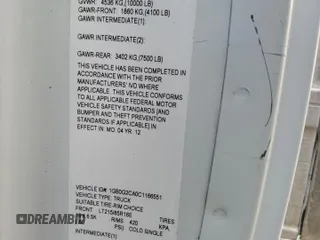 2012 Chevrolet Express Commercial Work Van z VIN 1GB0G2CA0C1166551, wystawiony jako Copart lot #52700645 z przebiegiem Nie podano mil oraz Szkoda całkowita • Salvage title. Historia ofert i sprzedaży dostępna na DreamBid. Obrazek 12.