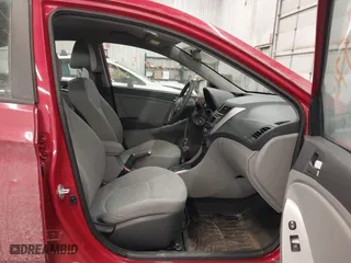 2017 Hyundai Accent SE with VIN KMHCT4AE7HU282529, listed as a IAAI auction lot 41528574 with 87,057 mi miles. Bid and sale history available at carsss.com. Image 5.
