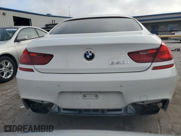 2017 BMW 6 Series 650i with VIN WBA6D4C54HD977706, listed as a Copart auction lot 79116554 with 87,039 mi miles and Salvage Title. Bid and sale history available at carsss.com. Image 6.