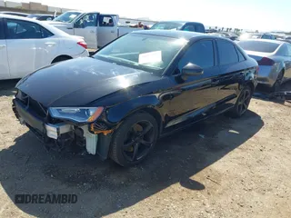 2015 Audi A3 1.8T Premium with VIN WAUACGFF1F1032732, listed as a IAAI auction lot 41824554 with 111,139 mi miles. Bid and sale history available at carsss.com. Image 2.