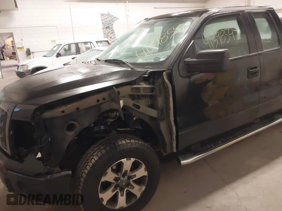 2012 Ford F-150 XL with VIN 1FTFX1EF9CFC58799, listed as a IAAI auction lot 41398542 with 161,764 mi miles. Bid and sale history available at carsss.com. Image 6.