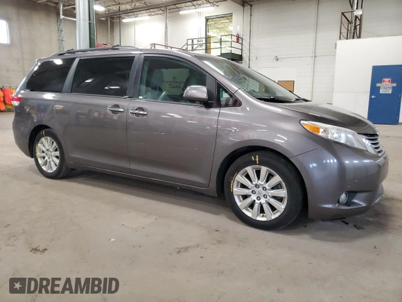 2011 Toyota Sienna XLE AAS with VIN 5TDYK3DCXBS028505, listed as a Copart auction lot 52927885 with 240,646 mi miles and Salvage Title. Bid and sale history available at DreamBid. Image 4.
