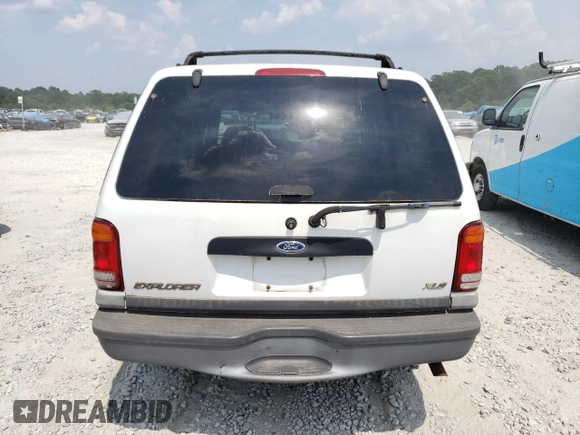 2001 Ford Explorer XLS with VIN 1FMZU72E11ZA76025, listed as a Copart auction lot 61963445 with 266,687 mi miles and Salvage title. Bid and sale history available at DreamBid. Image 6.