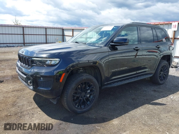 2023 Jeep Grand Cherokee Overland with VIN 1C4RJHDG2PC526889, listed as a IAAI auction lot 42247177 with 71,390 mi miles and . Bid and sale history available at DreamBid. Image 2.