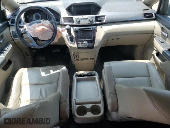 2014 Honda Odyssey EX-L with VIN 5FNRL5H67EB051217, listed as a Copart auction lot 59954225 with 262,816 mi miles and Salvage title. Bid and sale history available at DreamBid. Image 8.