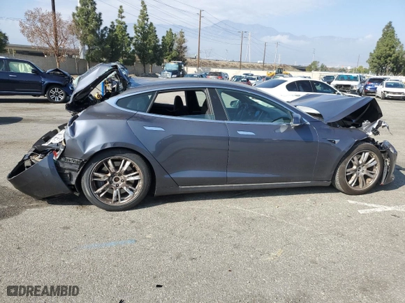 2021 Tesla Model S Long Range Plus with VIN 5YJSA1E26MF427194, listed as a Copart auction lot 89379855 with 58,441 mi miles and Salvage Title. Bid and sale history available at carsss.com. Image 3.