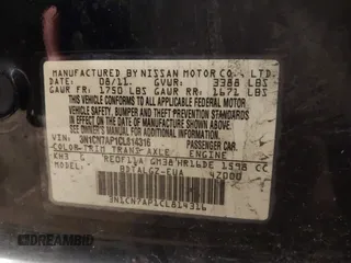 2012 Nissan Versa SV с VIN 3N1CN7AP1CL814316, выставлен на аукционе IAAI как лот 41377206 с пробегом 105 744 миль миль и . История ставок и продаж доступна на DreamBid. Изображение 9.