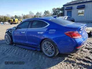 2020 Genesis G70 2.0T with VIN KMTG34LA6LU053351, listed as a Copart auction lot 89288705 with 21,798 mi miles and Salvage title. Bid and sale history available at DreamBid. Image 2.