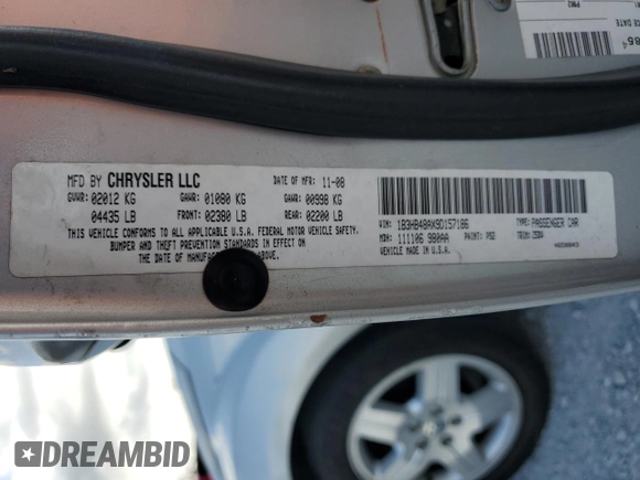 2009 Dodge Caliber SXT with VIN 1B3HB48AX9D157186, listed as a Copart auction lot 52892065 with 218,024 mi miles and Salvage Title. Bid and sale history available at carsss.com. Image 13.