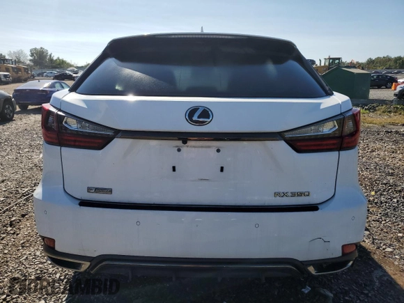 2020 Lexus RX with VIN 2T2SZMDA4LC224774, listed as a Copart auction lot 69785724 with 0 mi miles and Salvage Title. Bid and sale history available at carsss.com. Image 6.