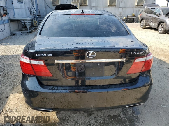 2007 Lexus LS 460 z VIN JTHBL46F275013508, wystawiony jako Copart lot #65202405 z przebiegiem Nie podano mil oraz Szkoda całkowita • Salvage title. Historia ofert i sprzedaży dostępna na DreamBid. Obrazek 6.