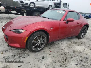 2020 Mazda MX-5 Miata Grand Touring z VIN JM1NDAM75L0412491, wystawiony jako Copart lot #45170085 z przebiegiem 26 244 mil mil oraz Szkoda całkowita • Salvage title. Historia ofert i sprzedaży dostępna na DreamBid. Obrazek 1.