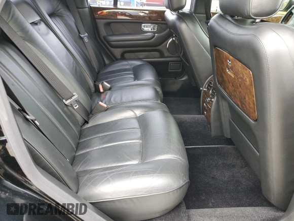 2005 Bentley Arnage R with VIN SCBLC37F95CX10586, listed as a Copart auction lot 55852485 with 38,584 mi miles and Salvage Title. Bid and sale history available at DreamBid. Image 10.