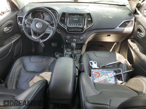 2020 Jeep Cherokee Limited with VIN 1C4PJMDX6LD617135, listed as a Copart auction lot 59088015 with 63,147 mi miles and Salvage title. Bid and sale history available at DreamBid. Image 8.