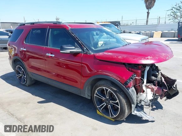 2014 Ford Explorer Sport z VIN 1FM5K8GT7EGC36069, wystawiony jako IAAI lot #41468723 z przebiegiem Nie podano mil oraz . Historia ofert i sprzedaży dostępna na DreamBid. Obrazek 1.