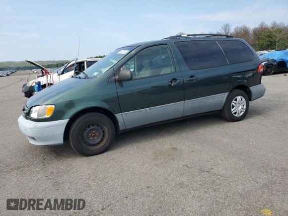 2002 Toyota Sienna LE with VIN 4T3ZF13C52U496378, listed as a Copart auction lot 64491614 with 176,441 mi miles and Clean Title. Bid and sale history available at carsss.com. Image 1.