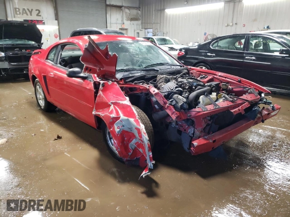2004 Ford Mustang Standard with VIN 1FAFP40684F179348, listed as a Copart auction lot 47861255 with 0 mi miles and Non Repairable. Bid and sale history available at carsss.com. Image 4.