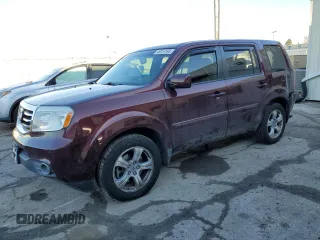 2012 Honda Pilot EX-L with VIN 5FNYF4H68CB051172, listed as a Copart auction lot 46951595 with 134,558 mi miles and Salvage Title. Bid and sale history available at carsss.com. Image 1.