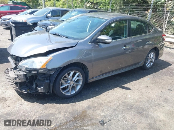 2015 Nissan Sentra S with VIN 3N1AB7AP6FY242554, listed as a IAAI auction lot 42064770 with 171,288 mi miles. Bid and sale history available at carsss.com. Image 2.
