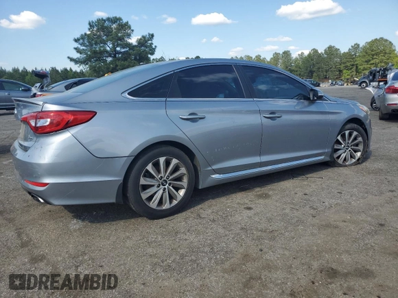 2015 Hyundai Sonata Limited with VIN 5NPE34AF6FH134837, listed as a Copart auction lot 52138205 with Not Provided miles and Clean Title. Bid and sale history available at carsss.com. Image 3.