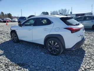 2019 Lexus UX with VIN JTHY3JBH4K2010023, listed as a Copart auction lot 46810405 with 92,306 mi miles and Salvage Title. Bid and sale history available at carsss.com. Image 2.