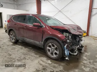 2019 Honda CR-V EX-L with VIN 2HKRW2H8XKH655168, listed as a Copart auction lot 50796155 with 0 mi miles and Salvage Title. Bid and sale history available at carsss.com. Image 4.