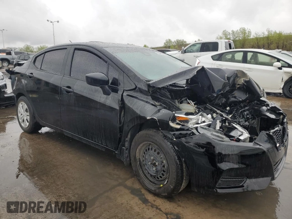 2021 Nissan Versa S with VIN 3N1CN8DV1ML858060, listed as a Copart auction lot 55814265 with 112,641 mi miles and Salvage title. Bid and sale history available at DreamBid. Image 4.