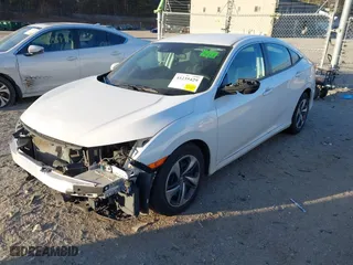 2020 Honda Civic Sedan LX with VIN 2HGFC2F60LH529507, listed as a IAAI auction lot 41235429 with 76,188 mi miles. Bid and sale history available at carsss.com. Image 18.