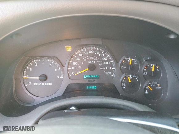2003 Chevrolet TrailBlazer LT with VIN 1GNDS13S632226297, listed as a Copart auction lot 82041934 with NaN miles and Salvage Title. Bid and sale history available at carsss.com. Image 9.